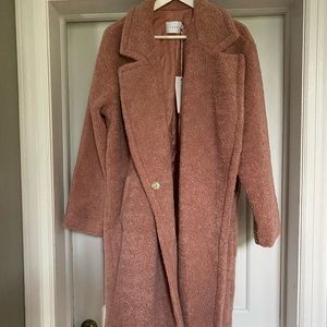 LUSH FAUX FUR TEDDY BEAR COAT - BRAND NEW